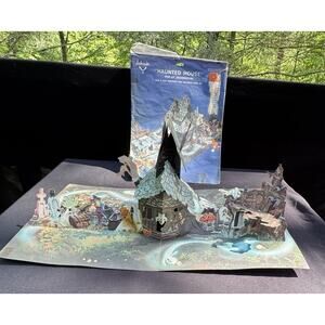 Rare Ambassador Vintage Halloween Hunted House Pop up Table Decoration HTF